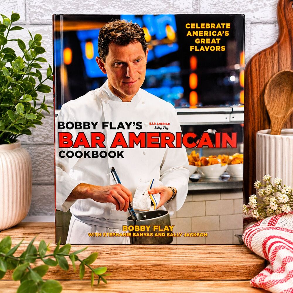 Bobby Flay's Bar Americain Cookbook HC Like New Food Network Recipes